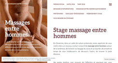 Desktop Screenshot of massagesentrehommes.com
