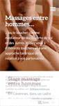 Mobile Screenshot of massagesentrehommes.com